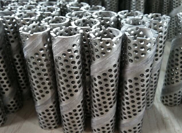 spiral welded perforated pipe 304 center tube